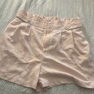 Banana Republic High Waist Cream Shorts